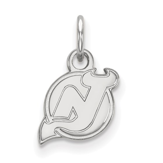 Sterling Silver NHL New Jersey Devils Pendant Sterling Silver NHL New Jersey Devils Pendant